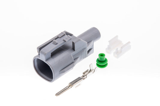 Connector  männlich 1 polig mit Einzeladerabdichtung  & Crimpverbinder CSM10037