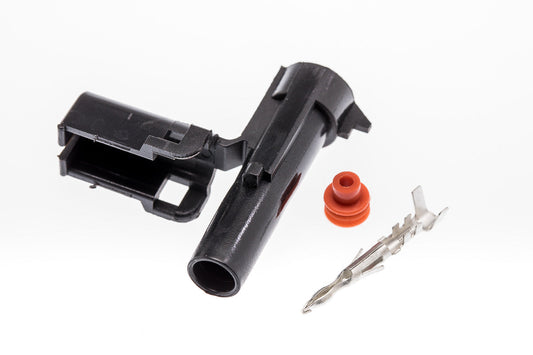 Connector  männlich 1 polig mit Einzeladerabdichtung  & Crimpverbinder CSM10051