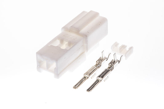 Connector  männlich  2 polig mit Crimpverbinder CSM10184