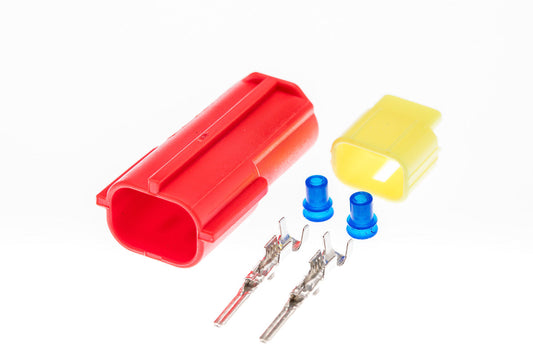 Connector  männlich  2 polig mit Crimpverbinder CSM10191