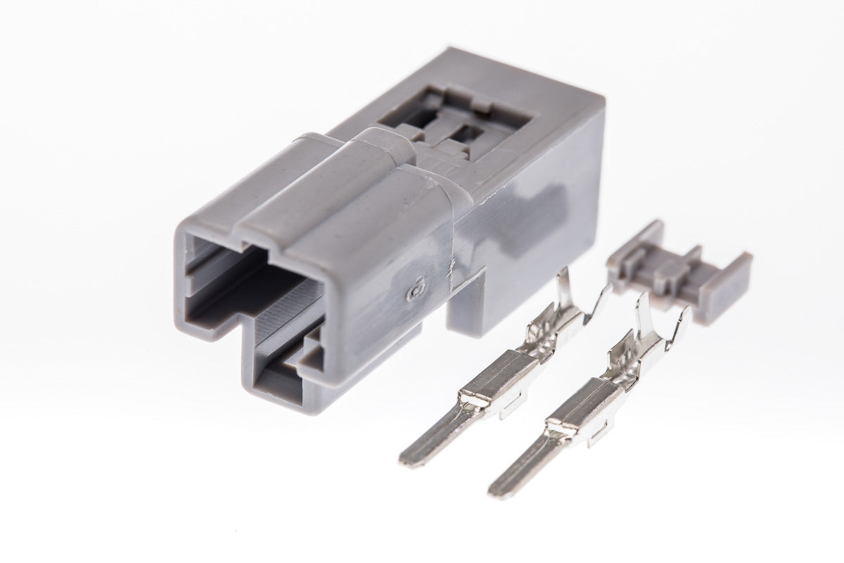 Connector  männlich  2 polig mit Crimpverbinder CSM10208