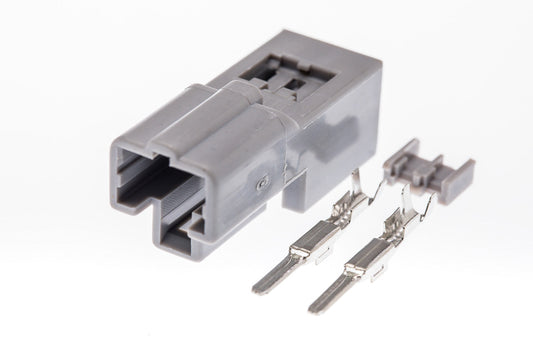 Connector  männlich  2 polig mit Crimpverbinder CSM10208