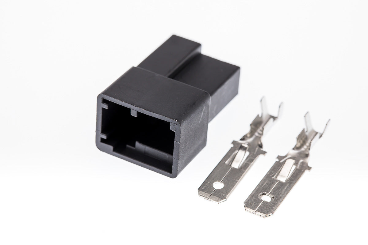 Connector  männlich  2 polig mit Crimpverbinder CSM10226