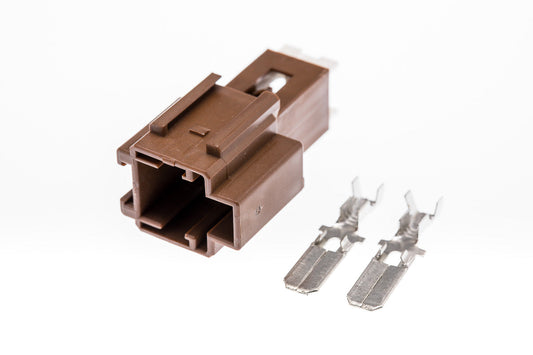 Connector  männlich  2 polig mit Crimpverbinder CSM10227