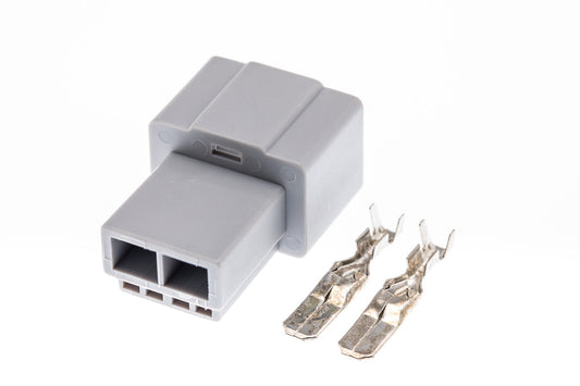 Connector  männlich  2 polig mit Crimpverbinder CSM10228