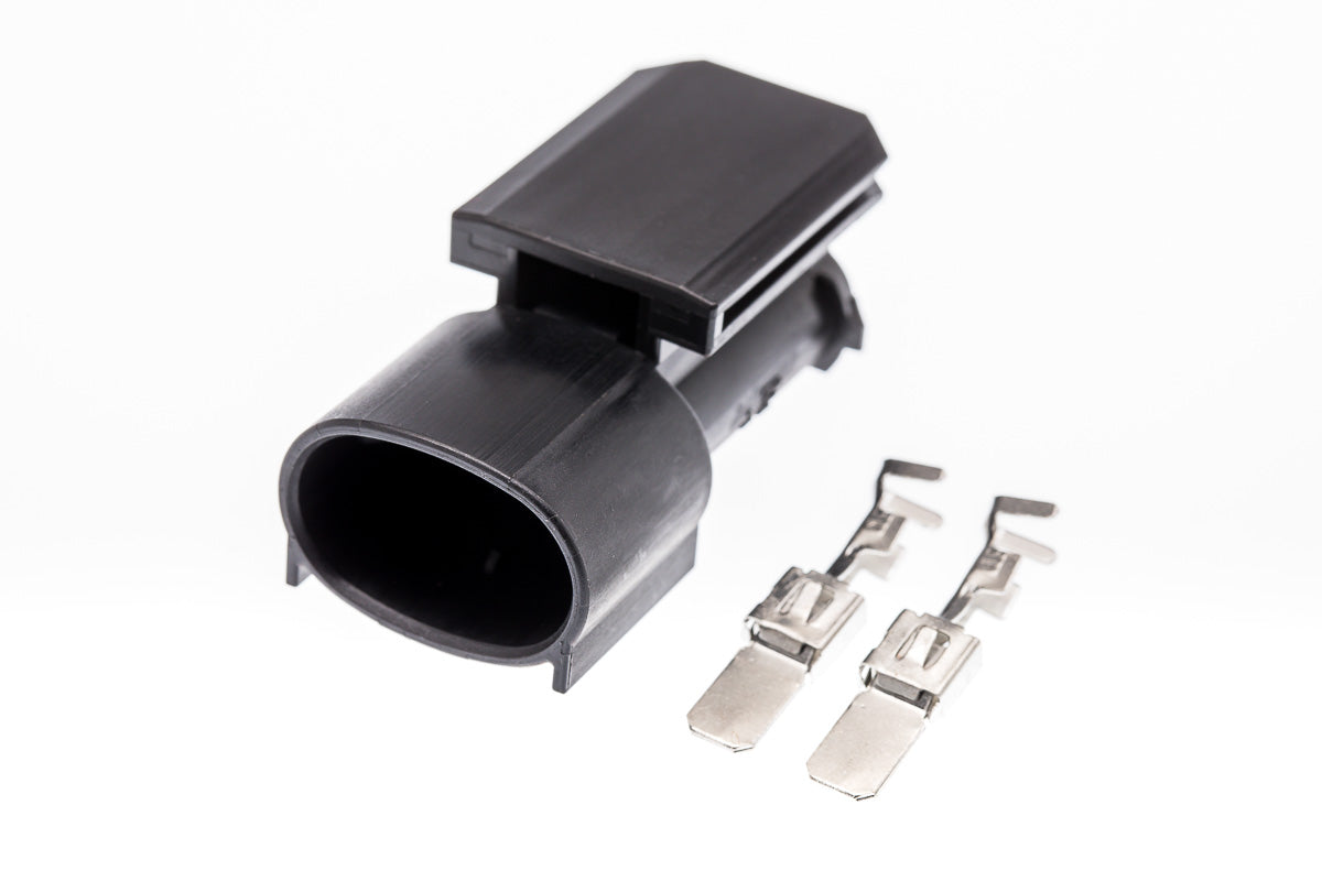 Connector  männlich  2 polig mit Crimpverbinder CSM10235