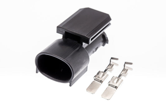 Connector  männlich  2 polig mit Crimpverbinder CSM10235