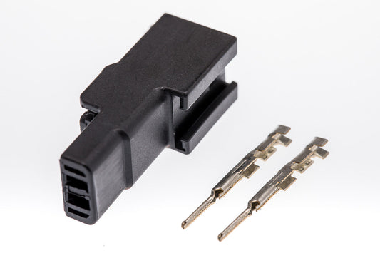 Connector  männlich  2 polig mit Crimpverbinder CSM10339
