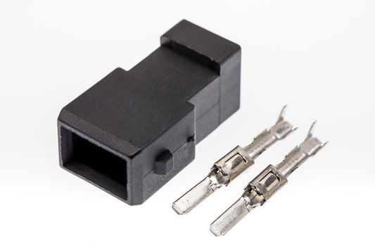 Connector  männlich  2 polig mit Crimpverbinder CSM10345