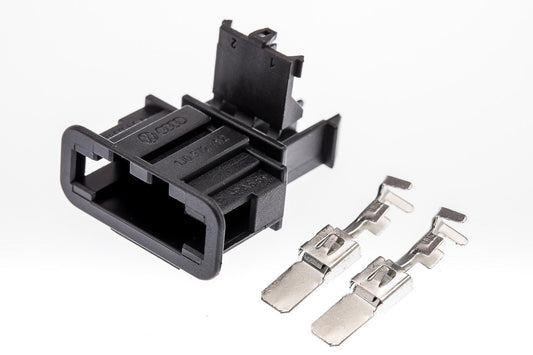 Connector  männlich  2 polig mit Crimpverbinder CSM10351