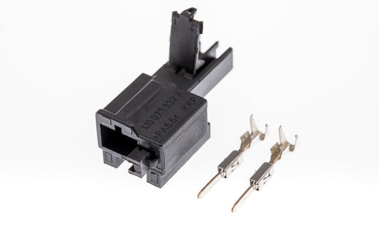 Connector  männlich  2 polig mit Crimpverbinder CSM10396
