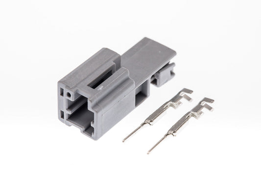 Connector  männlich  2 polig mit Crimpverbinder CSM10399