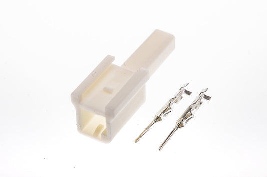 Connector  männlich  2 polig mit Crimpverbinder CSM10403