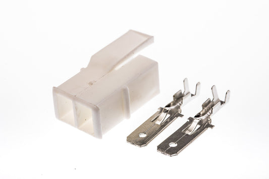 Connector  männlich  2 polig mit Crimpverbinder CSM10422