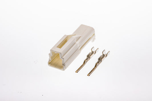 Connector  männlich  2 polig mit Crimpverbinder CSM10469