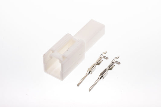 Connector  männlich  2 polig mit Crimpverbinder CSM10487