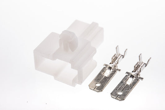 Connector  männlich  2 polig mit Crimpverbinder CSM10491
