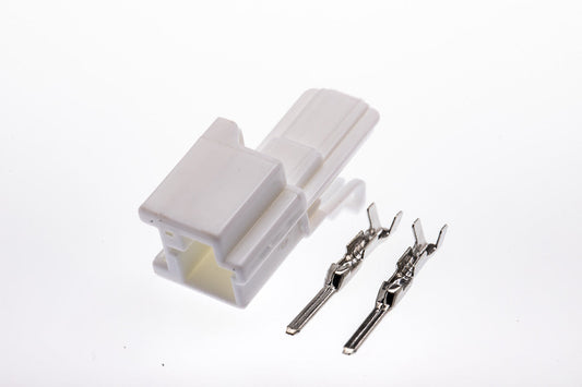 Connector  männlich  2 polig mit Crimpverbinder CSM10507