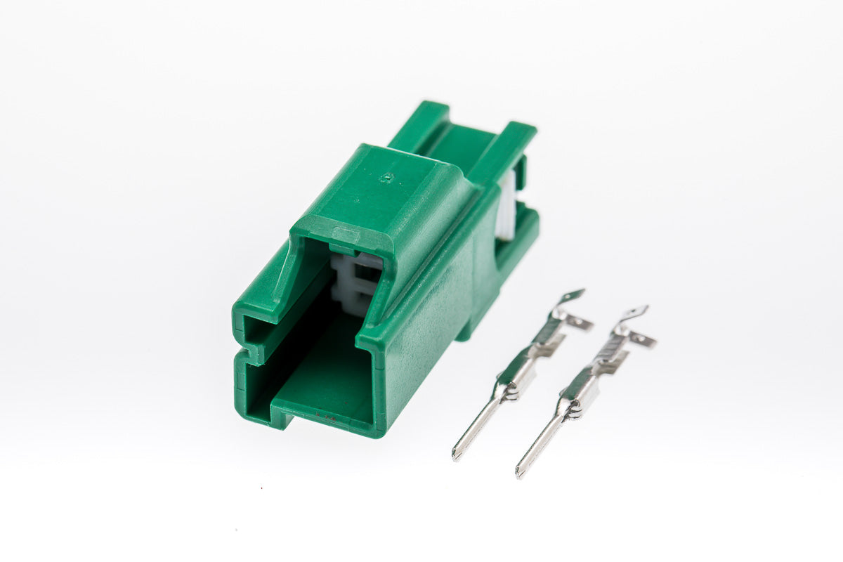 Connector  männlich  2 polig mit Crimpverbinder CSM10508