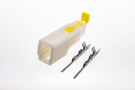 Connector  männlich  2 polig mit Crimpverbinder CSM10528