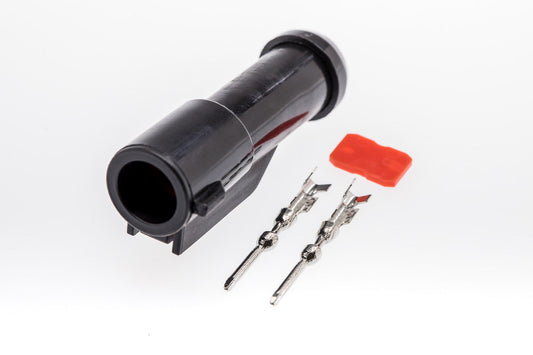 Connector  männlich  2 polig mit Crimpverbinder CSM10530