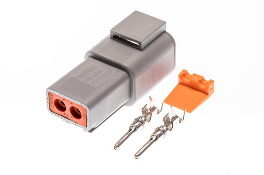 Connector  männlich  2 polig mit Crimpverbinder CSM10539