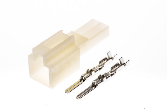 Connector  männlich  2 polig mit Crimpverbinder CSM10551
