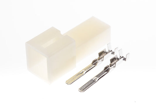 Connector  männlich  2 polig mit Crimpverbinder CSM10563