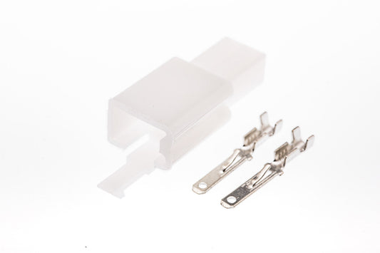 Connector  männlich  2 polig mit Crimpverbinder CSM10610