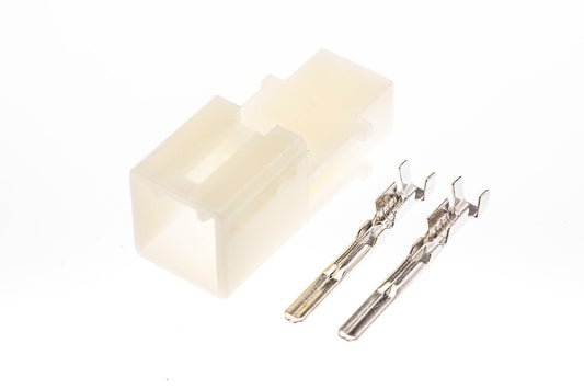Connector  männlich  2 polig mit Crimpverbinder CSM10613
