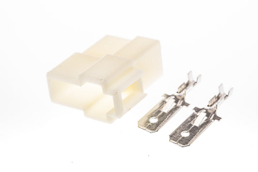 Connector  männlich  2 polig mit Crimpverbinder CSM10617