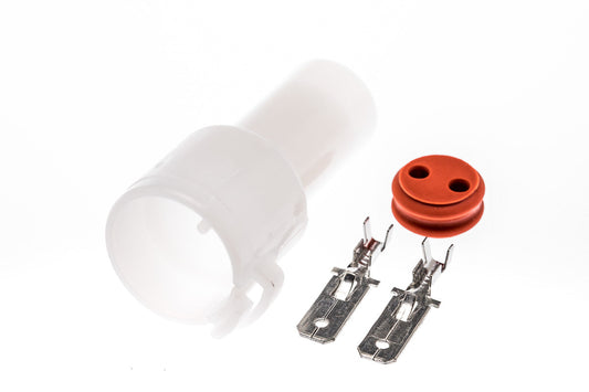 Connector  männlich  2 polig mit Crimpverbinder CSM10637