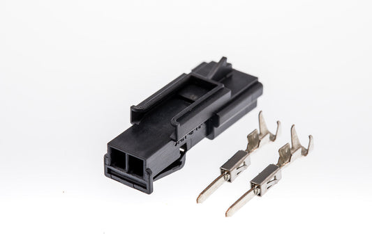 Connector  männlich  2 polig mit Crimpverbinder CSM10645
