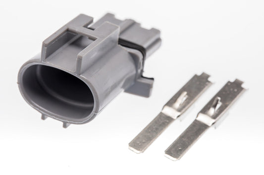 Connector  männlich  2 polig mit Crimpverbinder CSM10664