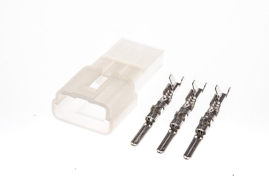 Connector  männlich  3 polig mit Crimpverbinder CSM11209