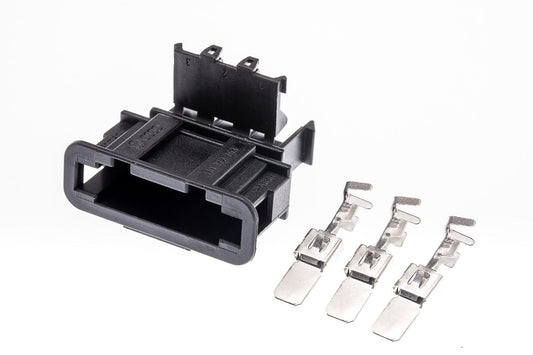 Connector  männlich  3 polig mit Crimpverbinder CSM11213