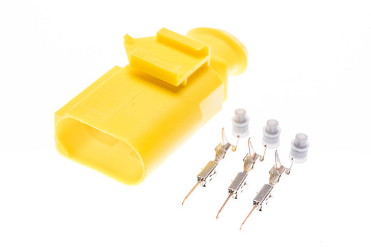 Connector  männlich  3 polig mit Einzeladerabdichtungen & Crimpverbinder CSM11231