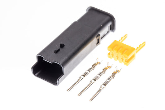 Connector  männlich  3 polig mit Crimpverbinder CSM11309