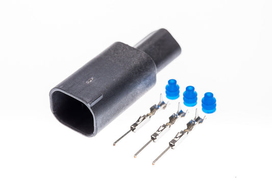 Connector  männlich  3 polig mit Einzeladerabdichtungen & Crimpverbinder CSM11313