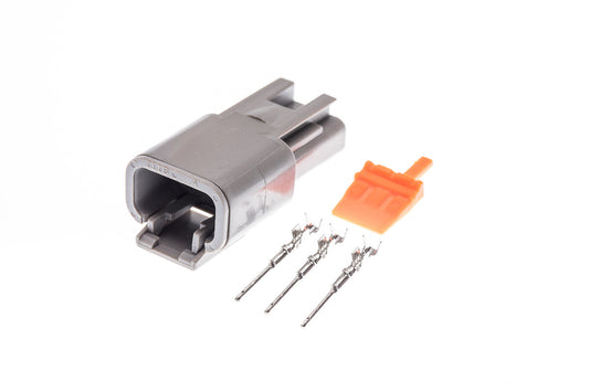 Connector  männlich  3 polig mit Crimpverbinder CSM11316