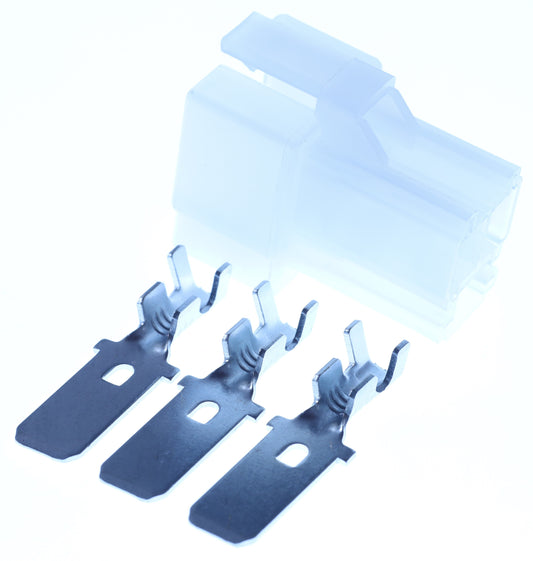 Connector  männlich  3 polig mit Crimpverbinder CSM11354
