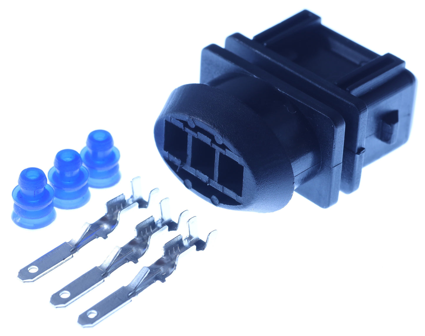 Connector  männlich  3 polig mit Einzeladerabdichtungen & Crimpverbinder CSM11371