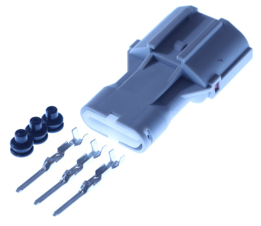 Connector  männlich  3 polig mit Einzeladerabdichtungen & Crimpverbinder CSM11401