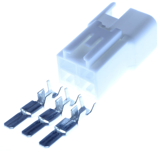 Connector  männlich  3 polig mit Crimpverbinder CSM11404