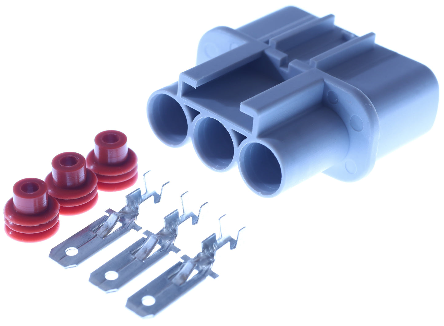 Connector  männlich  3 polig mit Einzeladerabdichtungen & Crimpverbinder CSM11409