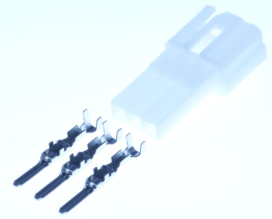 Connector  männlich  3 polig mit Crimpverbinder CSM11421