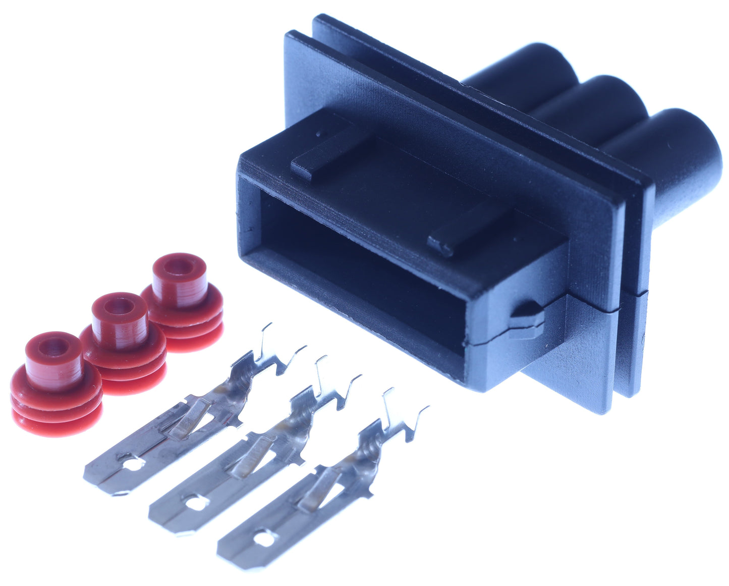 Connector  männlich  3 polig mit Einzeladerabdichtungen & Crimpverbinder CSM11427