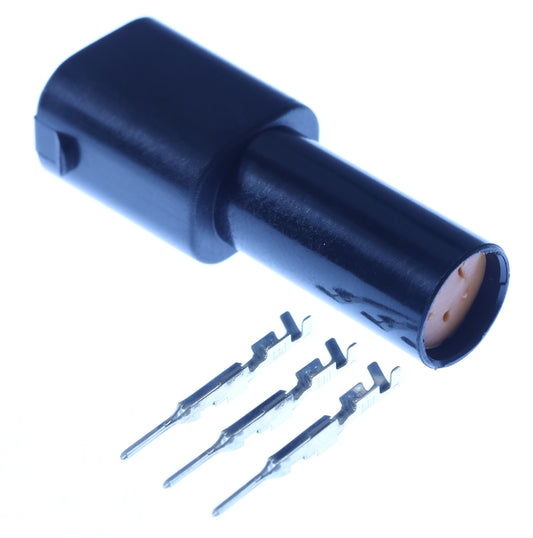 Connector  männlich  3 polig mit Crimpverbinder CSM11437