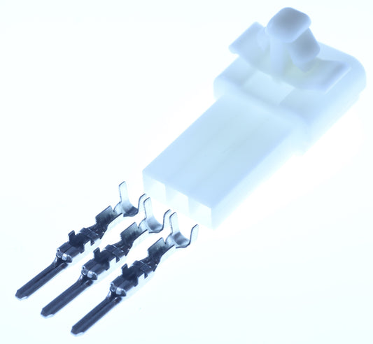 Connector  männlich  3 polig mit Crimpverbinder CSM11444