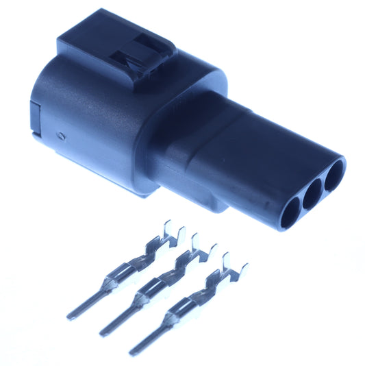 Connector  männlich  3 polig mit Einzeladerabdichtungen & Crimpverbinder CSM11496